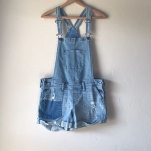 Hollister shortalls distressed size small